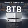 UGREEN CM841 11-in-1 USB-C dockingstation voor Mac Mini M4/M4 Pro, 3x USB-A 3.2, 2x USB-C 3.2, 2x USB-A 3.0, NVMe, SD/TF, grijs