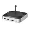 UGREEN CM841 11-in-1 USB-C dockingstation voor Mac Mini M4/M4 Pro, 3x USB-A 3.2, 2x USB-C 3.2, 2x USB-A 3.0, NVMe, SD/TF, grijs