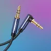 UGREEN haakse AUX-kabel 2 x mini jack 3,5 mm 1 m blauw (AV112)