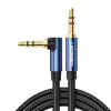 UGREEN haakse AUX-kabel 2 x mini jack 3,5 mm 1 m blauw (AV112)