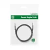 UGREEN AUX audiokabel 3,5 mm haakse stekker 2 m blauw (AV112)