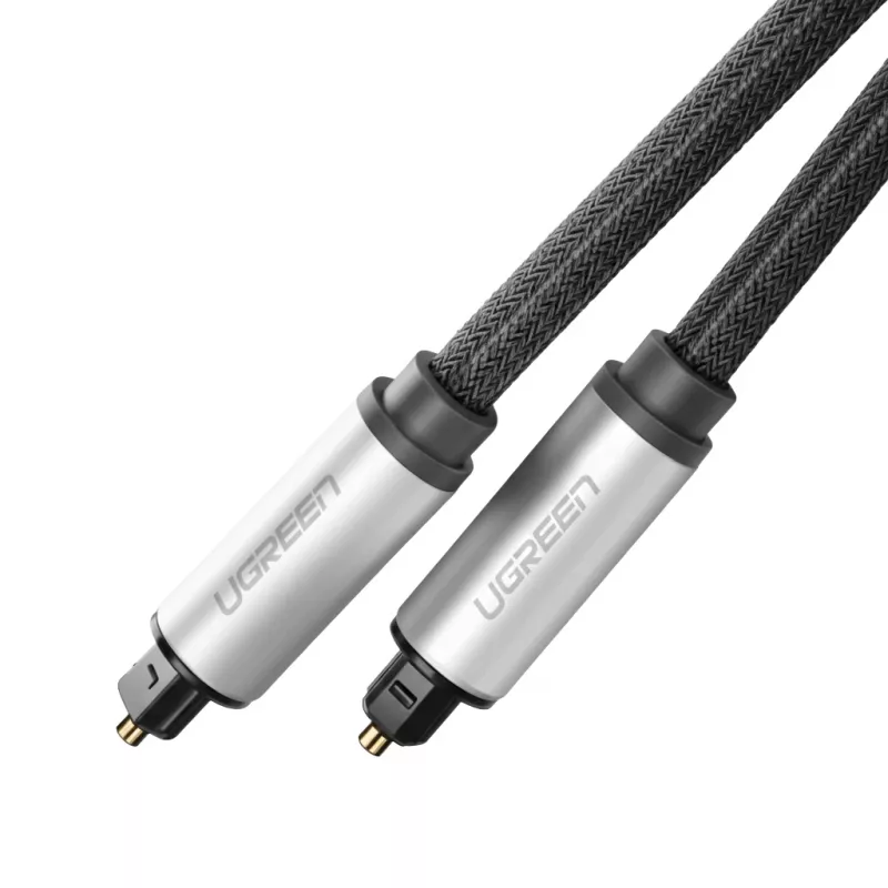 Ugreen AV108 10540 digitale optische audiokabel Toslink/SPDIF 2m grijs