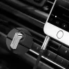 UGREEN AV119 haakse 3,5-mm platte aux-kabel 1,5 m - zwart/zilver