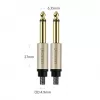 UGREEN AV128 10639 mono TS kabel 6,35mm jack naar 6,35mm jack 3m - grijs