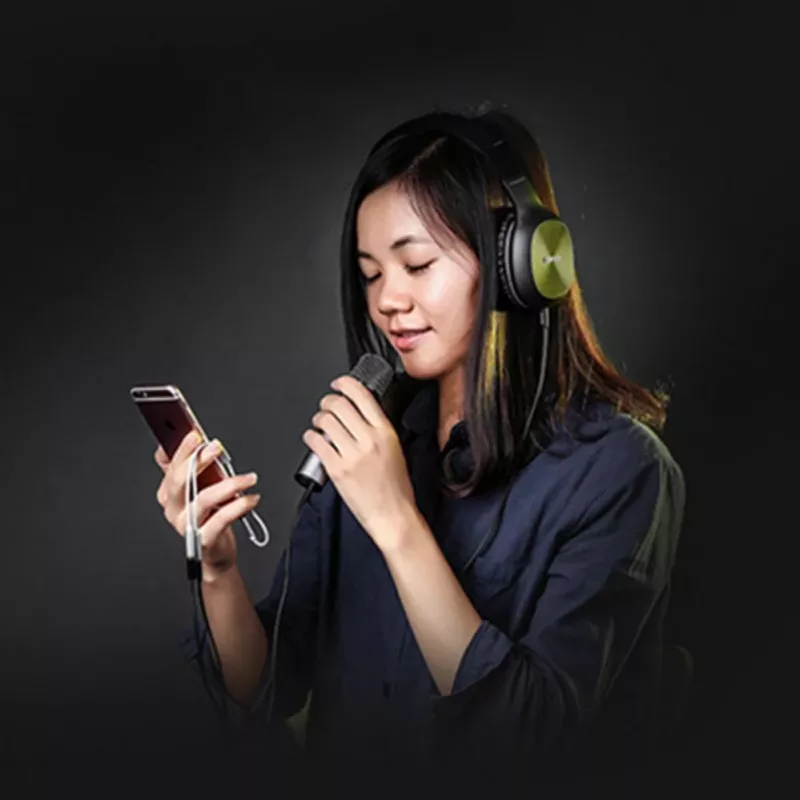 UGREEN AV134 3,5mm audio Y-splitterkabel 20cm wit