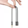 UGREEN AV134 3,5mm audio Y-splitterkabel 20cm wit