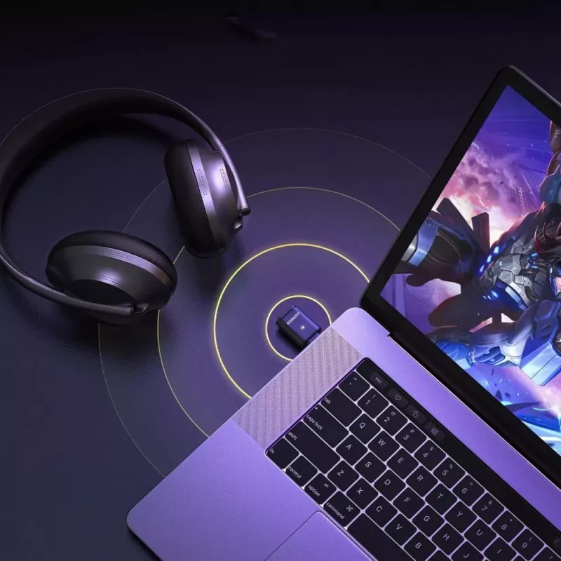 UGREEN BT501 USB-C Bluetooth 5.3 audio-adapter met aptX-zender - zwart