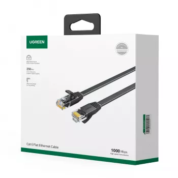 UGREEN Cat6 UTP ethernet patchkabel RJ45, 15 m, zwart