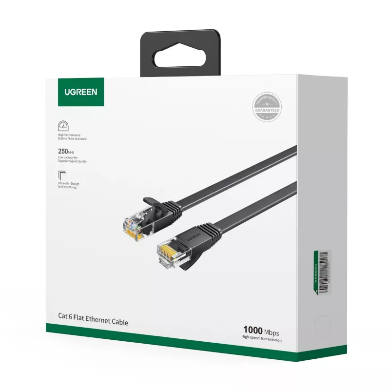UGREEN Cat6 UTP ethernet patchkabel RJ45, 15 m, zwart