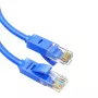 UGREEN Cat6 UTP platte ethernetkabel 1m blauw - 10Gbps 250MHz RJ45 netwerk-patchkabel