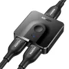 UGREEN CM217-50966 2-in-1 bidirectionele 4K HDMI-schakelaar - zwart