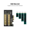 UGREEN CM302 M.2 NVMe naar PCIe 3.0 x4 adapterkaart
