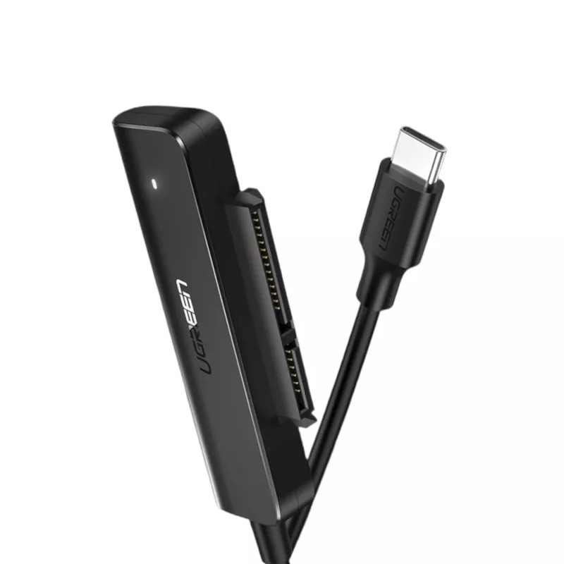 UGREEN CM321 USB-C naar 2,5 inch SATA HDD/SSD converterkabel 5Gbps zwart