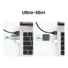 UGREEN CM383-80864 USB-A naar 3,5-mm-audioaansluiting externe geluidsadapter - zilver