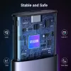 UGREEN CM400-90264 M.2 NVMe/SATA SSD-behuizing 10Gbps USB-C 3.2 Gen 2 gereedschapsloos aluminium zilver