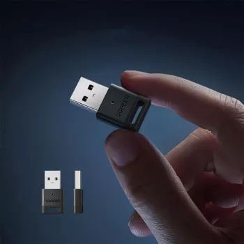 UGREEN CM591 USB-A Bluetooth 5.3-adapter - zwart