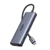 Ugreen CM639 USB-C 10-in-1 hub met 2x HDMI, 2x USB, RJ45, SD/TF, PD 100W