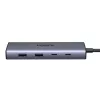 Ugreen CM639 USB-C 10-in-1 hub met 2x HDMI, 2x USB, RJ45, SD/TF, PD 100W