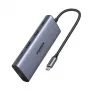 Ugreen CM639 USB-C 10-in-1 hub met 2x HDMI, 2x USB, RJ45, SD/TF, PD 100W