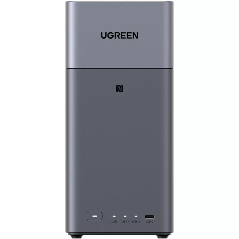 UGREEN DH2300 + 2x 6 TB Seagate IronWolf HDD-bundel (zwart)