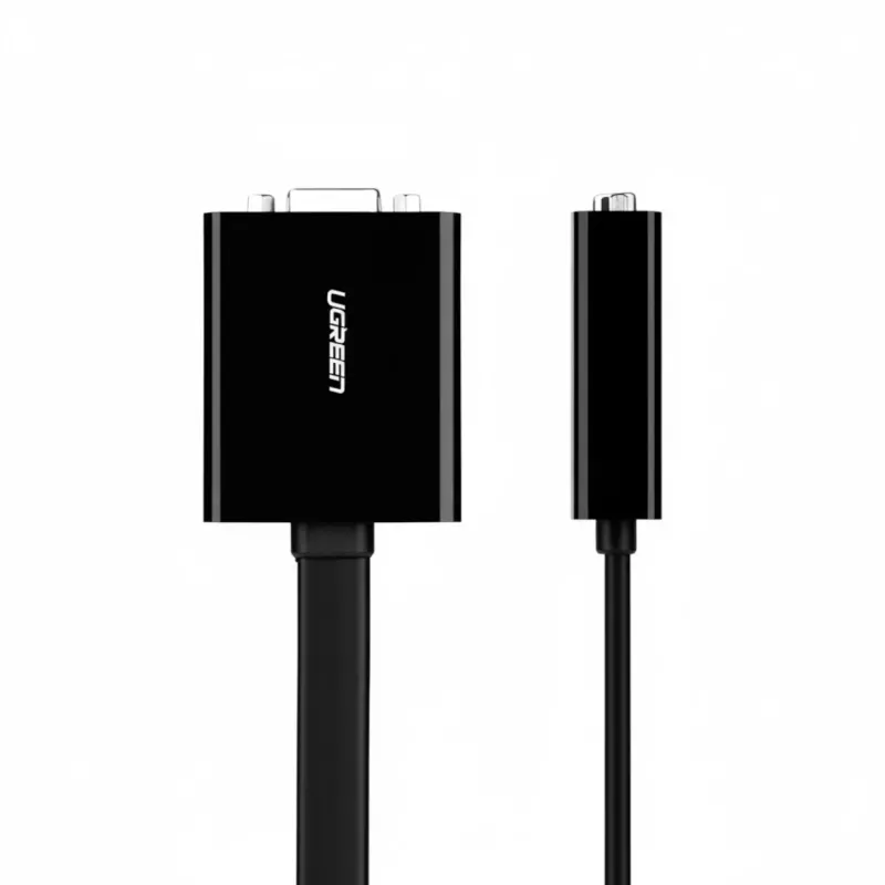 UGREEN DVI-D 24+1 naar VGA actieve video-adapter (stekker naar bus) – zwart