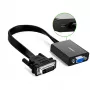 UGREEN DVI-D 24+1 naar VGA actieve video-adapter (stekker naar bus) – zwart