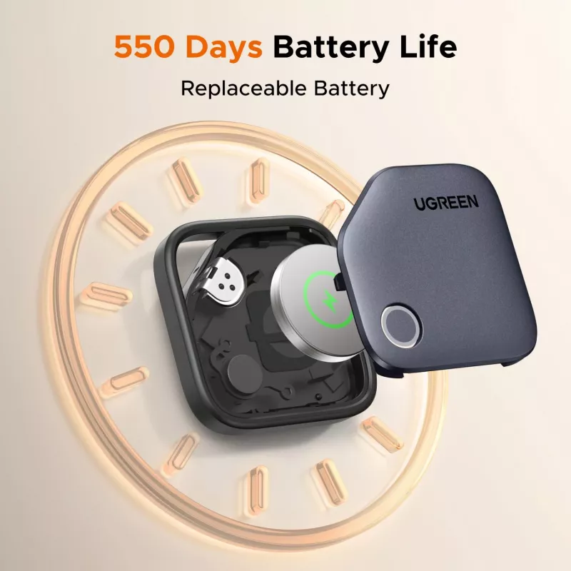 UGREEN FineTrack Bluetooth-tracker CM829 voor Samsung SmartThings, zwart