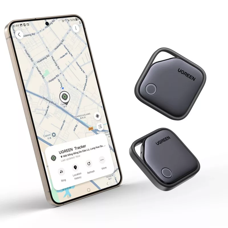 UGREEN FineTrack Bluetooth-tracker CM829 voor Samsung SmartThings, zwart