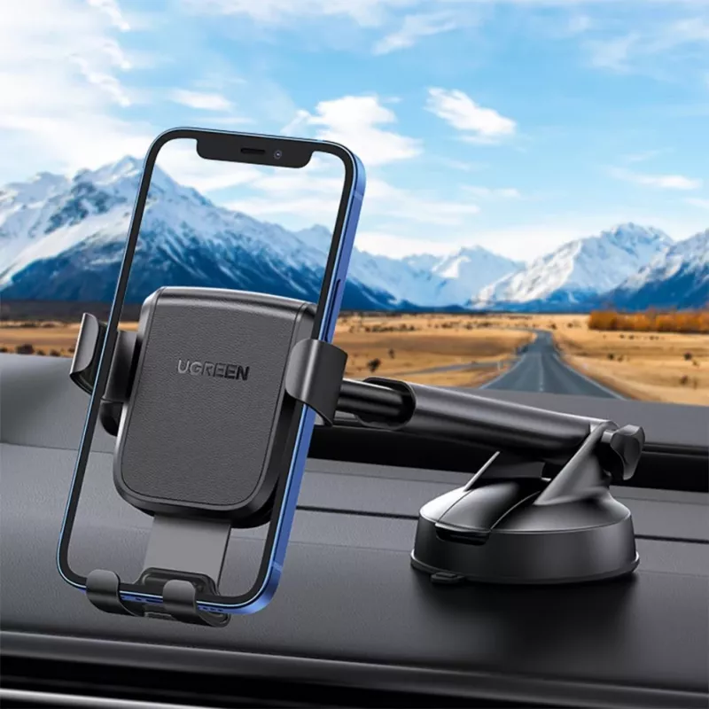 UGREEN Gravity Phone Holder voor dashboard cockpit zwart (LP200 60990B)
