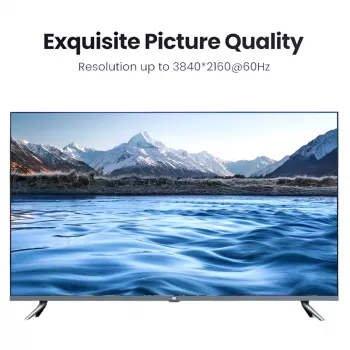 UGREEN HD101 HDMI 2.0 kabel 4K 60Hz 1m zwart-geel