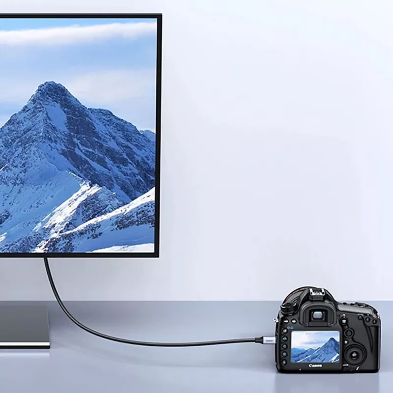 UGREEN HD164 Micro HDMI naar HDMI 2.1 kabel 8K 1m grijs