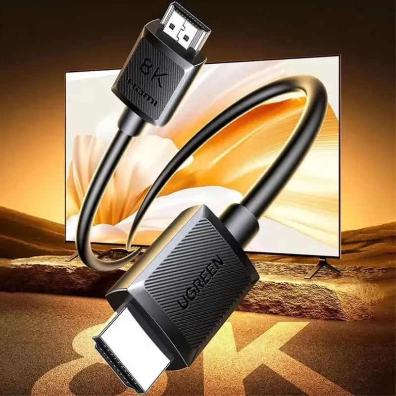 UGREEN HDMI 8K kabel, stekker op stekker, 2m, zwart