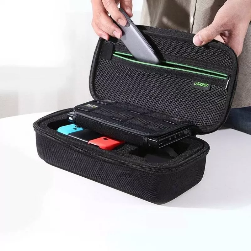 UGREEN LP145 hoes voor Nintendo Switch, EVA hardcase, Oxford zwart