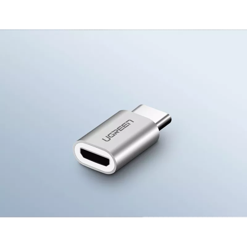 UGREEN Micro USB naar USB-C adapter zwart (30391)