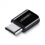 UGREEN Micro USB naar USB-C adapter zwart (30391)