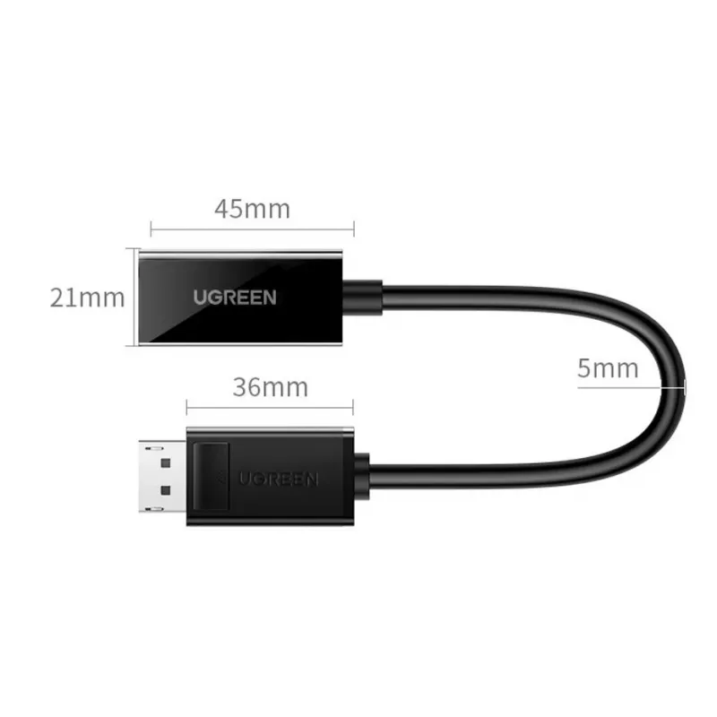 UGREEN MM137 DisplayPort-naar-HDMI-adapter 4K/1080p zwart