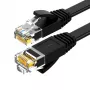 UGREEN NW102 Cat6 platte ethernet-netwerkkabel 8m - zwart