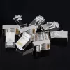 UGREEN NW111 RJ45 Cat6 ethernet netwerkstekker 100-pack - Zilver/Transparant