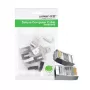 UGREEN NW111 RJ45 Cat6 ethernet netwerkstekker 100-pack - Zilver/Transparant