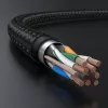 UGREEN NW150 Cat 7 ethernetkabel 1m - zwart
