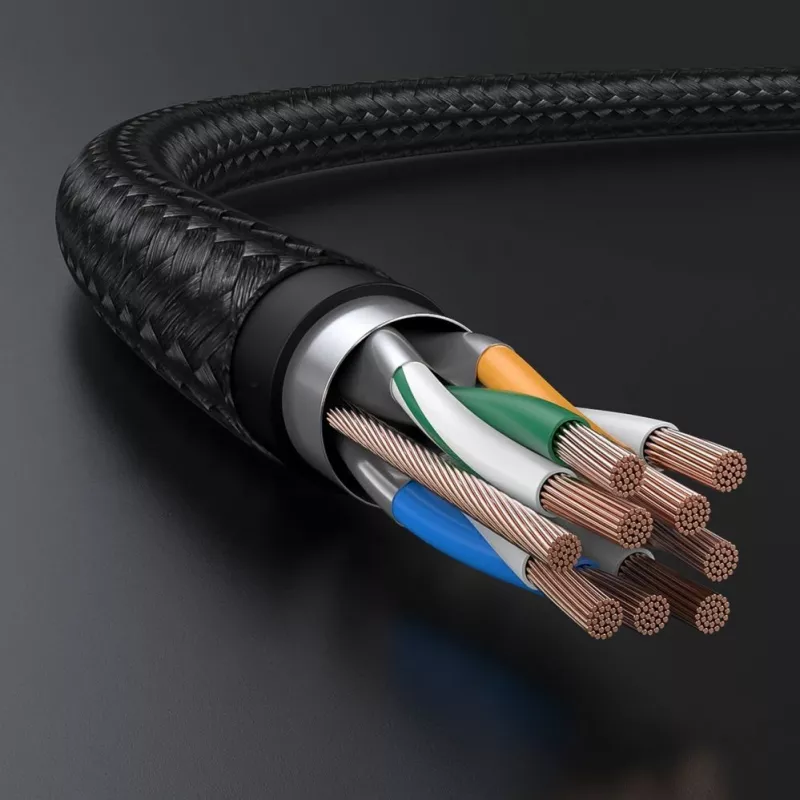 UGREEN NW150 Cat 7 ethernetkabel 1m - zwart