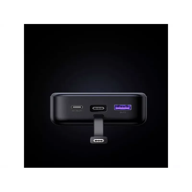 UGREEN powerbank 20000mAh 20W 45762 ingebouwde kabel grijs