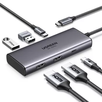 UGREEN Revodok Pro 206 USB-C 6-in-1 hub (15852)