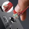 UGREEN RJ45 CAT6 ethernet 0,5m LAN-netwerkkabel - rood (1Gbps, 250MHz)
