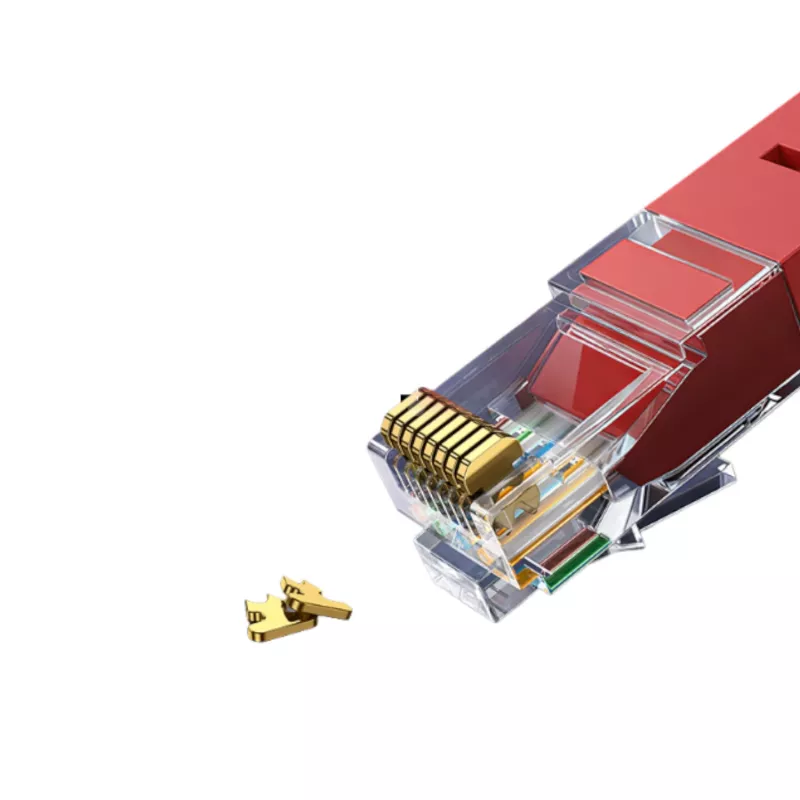 UGREEN RJ45 CAT6 ethernet 0,5m LAN-netwerkkabel - rood (1Gbps, 250MHz)