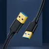 UGREEN US128 USB 3.0 A-stekker naar A-stekker kabel 2m zwart