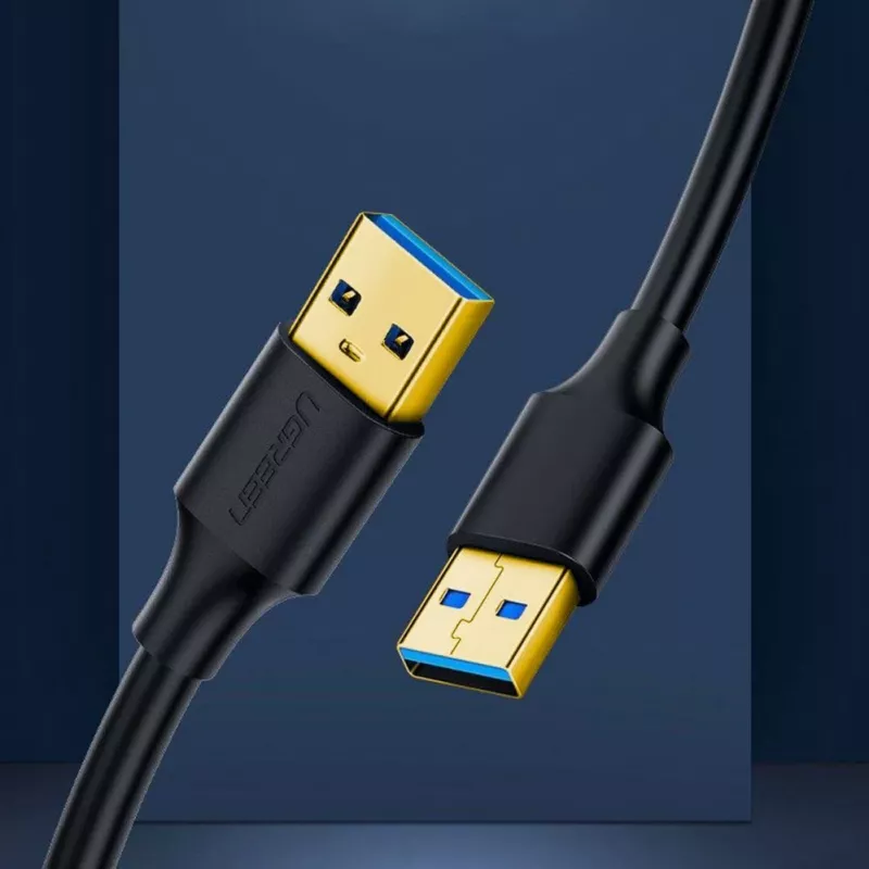 UGREEN US128 USB 3.0 A-stekker naar A-stekker kabel 2m zwart