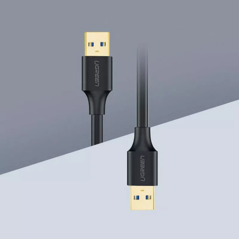 UGREEN US128 USB 3.0 A-stekker naar A-stekker kabel 2m zwart