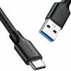 UGREEN US184 USB-A naar USB-C 3.0 kabel, 2 m, zwart