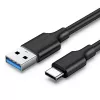 UGREEN US184 USB-A naar USB-C 3.0 kabel, 2 m, zwart